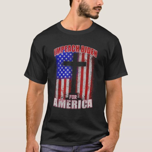 Joe Biden beschuldigt 46 patriottische Amerikaanse T-shirt (Voorkant)