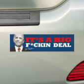 Joe Biden BIG DEAL Bumpersticker (Op auto)
