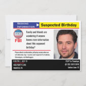 Joe Biden Birthday Bash: Verdacht info Gewenst Kaart (Voorkant)