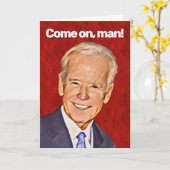 Joe Biden Birthday Game Show Host Kaart (Gele Bloem)