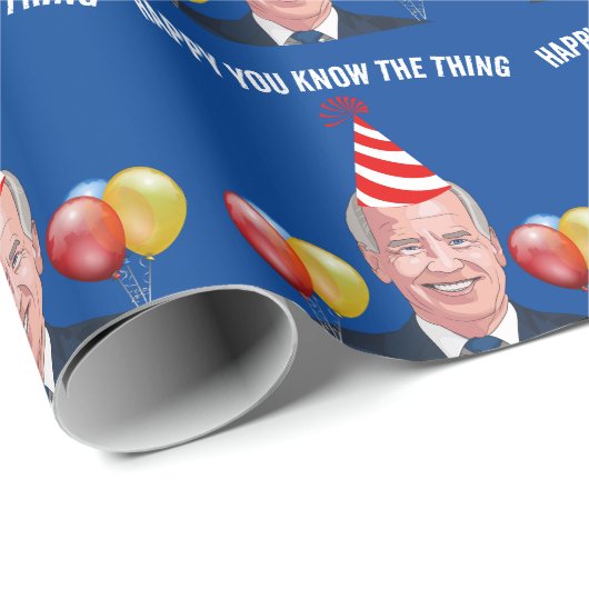 JOE BIDEN BIRTHDAY JE WEET DE DINGEN WRAPPING PA CADEAUPAPIER (Rol Hoek)