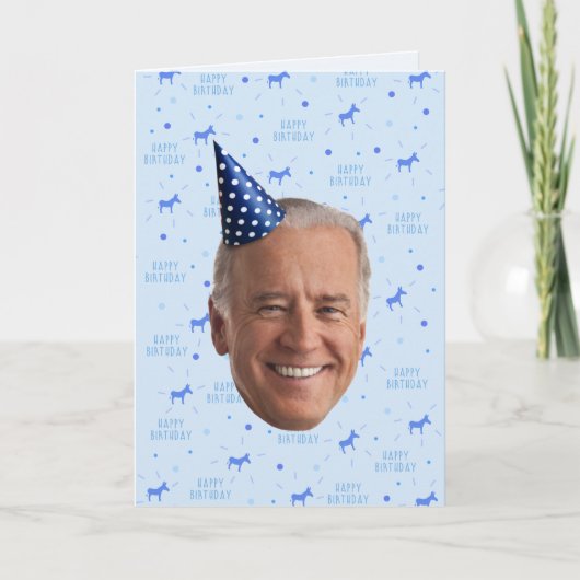 JOE BIDEN BIRTHDAY KAART (Voorkant)