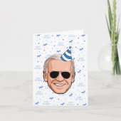 Joe Biden Birthday Pet Kaart (Voorkant)