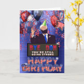 Joe Biden Birthday Wenskaart Kaart (Gele Bloem)