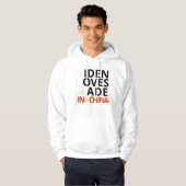 Joe Biden BLM 2020 Vote Support Trump Funny Hoodie (Voorkant volledig)