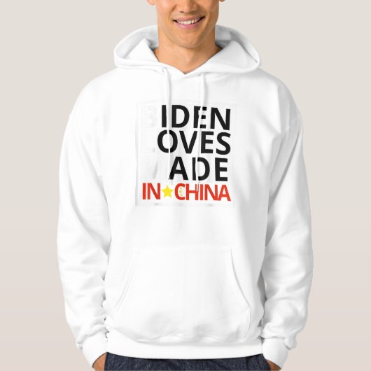 Joe Biden BLM 2020 Vote Support Trump Funny Hoodie (Voorkant)