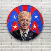 Joe Biden Caricature Cartoon Dartbord