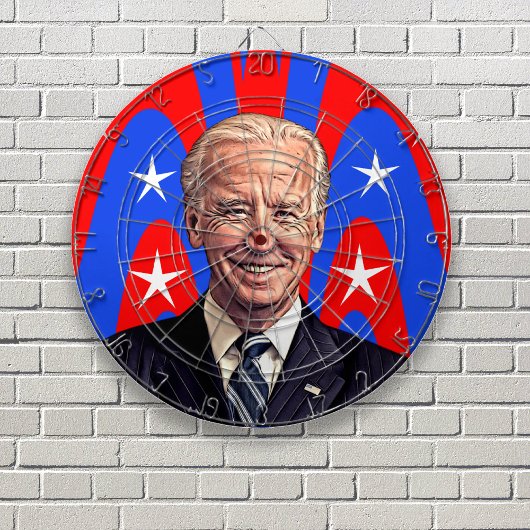 Joe Biden Caricature Cartoon Dartbord