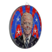 Joe Biden Caricature Cartoon Dartbord (Voorkant Links)