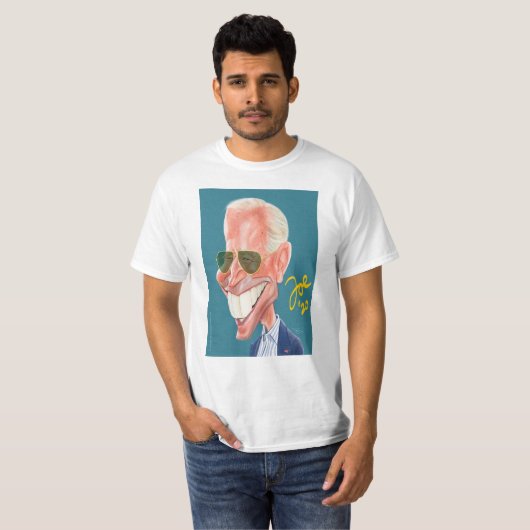 Joe Biden Caricature T-Shirt (Voorkant volledig)