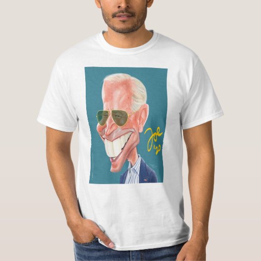 Joe Biden Caricature T-Shirt (Voorkant)