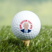 Joe Biden cartoon afbeelding gepersonaliseerde gol Golfballen (Insitu Shirt)