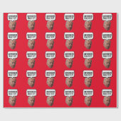 JOE BIDEN CHRISTMAS CONFUSED REINDEERS VLIEGEN? CADEAUPAPIER (Vlak)