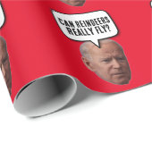 JOE BIDEN CHRISTMAS CONFUSED REINDEERS VLIEGEN? CADEAUPAPIER (Rol Hoek)