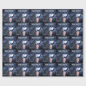 JOE BIDEN CHRISTMAS DARK WINTER WRAPPING PAPER CADEAUPAPIER (Vlak)