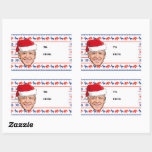 Joe Biden Christmas Gift Label Sticker<br><div class="desc">De meest unieke verkiezingen en politieke geschenken,  waaronder: politieke T-shirts,  politieke Bumperstickers,  politieke Buttonnen,  politieke Posters,  politieke spelregels,  politieke Mokken,  politieke Posters,  politieke  en nog veel meer! Winkelen op http://www.PolitiClothes.com</div>