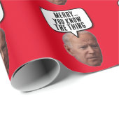 JOE BIDEN CHRISTMAS JE WEET WAT ER IS CADEAUPAPIER (Rol Hoek)