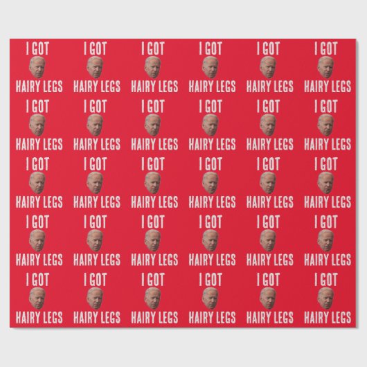 JOE BIDEN CHRISTMAS WRAPPING PAPER CADEAUPAPIER (Vlak)