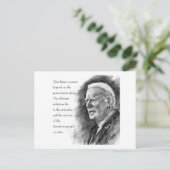 Joe Biden & citaat Briefkaart (Staand voorkant)