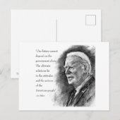 Joe Biden & citaat Briefkaart (Voorkant / Achterkant)