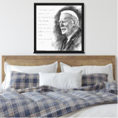 Joe Biden & citaat Canvas Afdruk (Insitu (Slaapkamer))