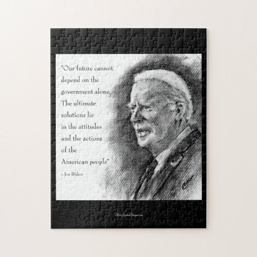 Joe Biden & citaat Legpuzzel (Verticaal)