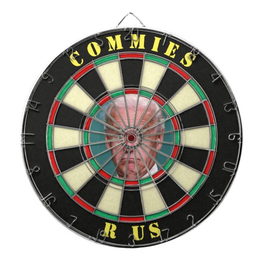 Joe Biden Commies R Us Dartboard Dartbord (Voorkant)