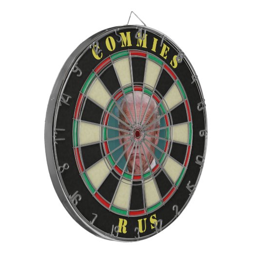 Joe Biden Commies R Us Dartboard Dartbord (Voorkant Links)