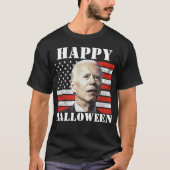 Joe Biden Confused Face USA vlag gepersonaliseerd T-shirt (Voorkant)