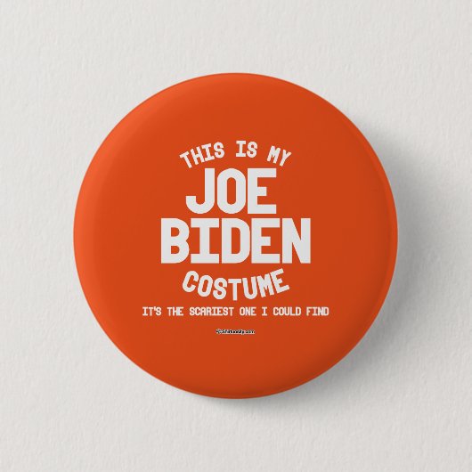 Joe Biden Costume Ronde Button 5,7 Cm (Voorkant)