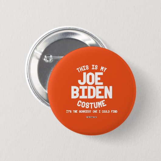 Joe Biden Costume Ronde Button 5,7 Cm (Voorkant /achterkant)
