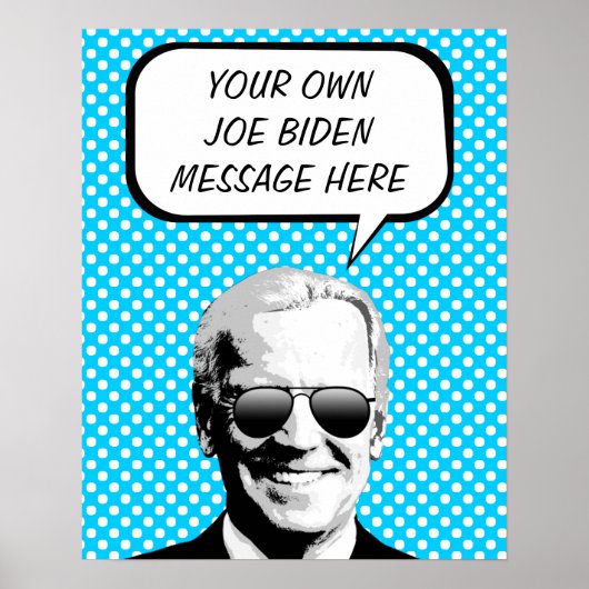 Joe Biden dacht na te denken over Bubble Poster (Voorkant)