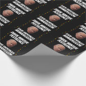 JOE BIDEN DARK WINTER CHRISTMAS WRAPPING PAPER CADEAUPAPIER (Hoek)