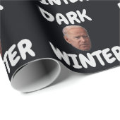 JOE BIDEN DARK WINTER CHRISTMAS WRAPPING PAPER CADEAUPAPIER (Rol Hoek)