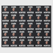 JOE BIDEN DARK WINTER CHRISTMAS WRAPPING PAPER CADEAUPAPIER (Vlak)