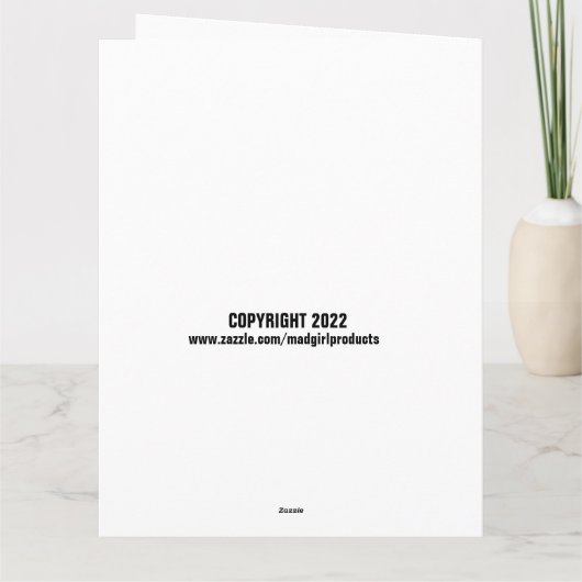 JOE BIDEN DARK WINTER FUNNY BIRTHDAY-KAARTEN KAART (Achterkant)