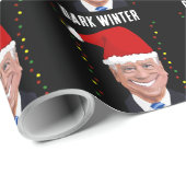 JOE BIDEN DARK WINTER FUNNY CHRISTMAS CADEAUPAPIER (Rol Hoek)