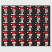 JOE BIDEN DARK WINTER FUNNY CHRISTMAS WRAPPING PAP CADEAUPAPIER (Vlak)
