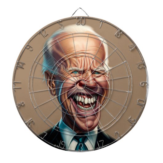 Joe Biden Dartboard Dartbord (Voorkant)