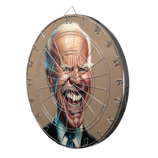 Joe Biden Dartboard Dartbord (Voorkant Rechts)
