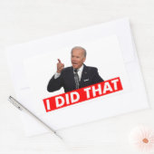 JOE BIDEN DAT IK DAT HAD RECHTHOEKIGE STICKER (Envelop)