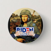 Joe Biden Deconstructed Ronde Button 5,7 Cm (Voorkant)