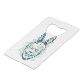 joe biden democratische donkey creditkaart flessenopener (Voorkant Gekanteld)