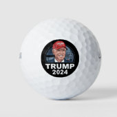 Joe Biden draagt een Pet van Trump Golfballen (Voorkant)