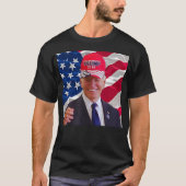 Joe Biden draagt een Pet van Trump T-shirt (Voorkant)