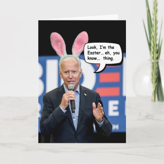 Joe Biden Easter Kaart (Voorkant)