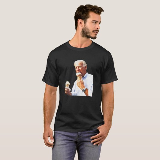 Joe Biden Eating Ice Cream 2020 T-shirt (Voorkant volledig)