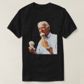 Joe Biden Eating Ice Cream Sticker.png T-shirt (Design voorkant)