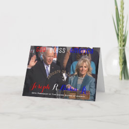 Joe Biden Eed van Kantoor 2021 Inauguratie Kaart