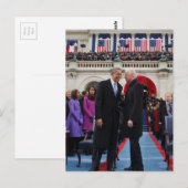 Joe. Biden en Barack Obama Briefkaart (Voorkant / Achterkant)